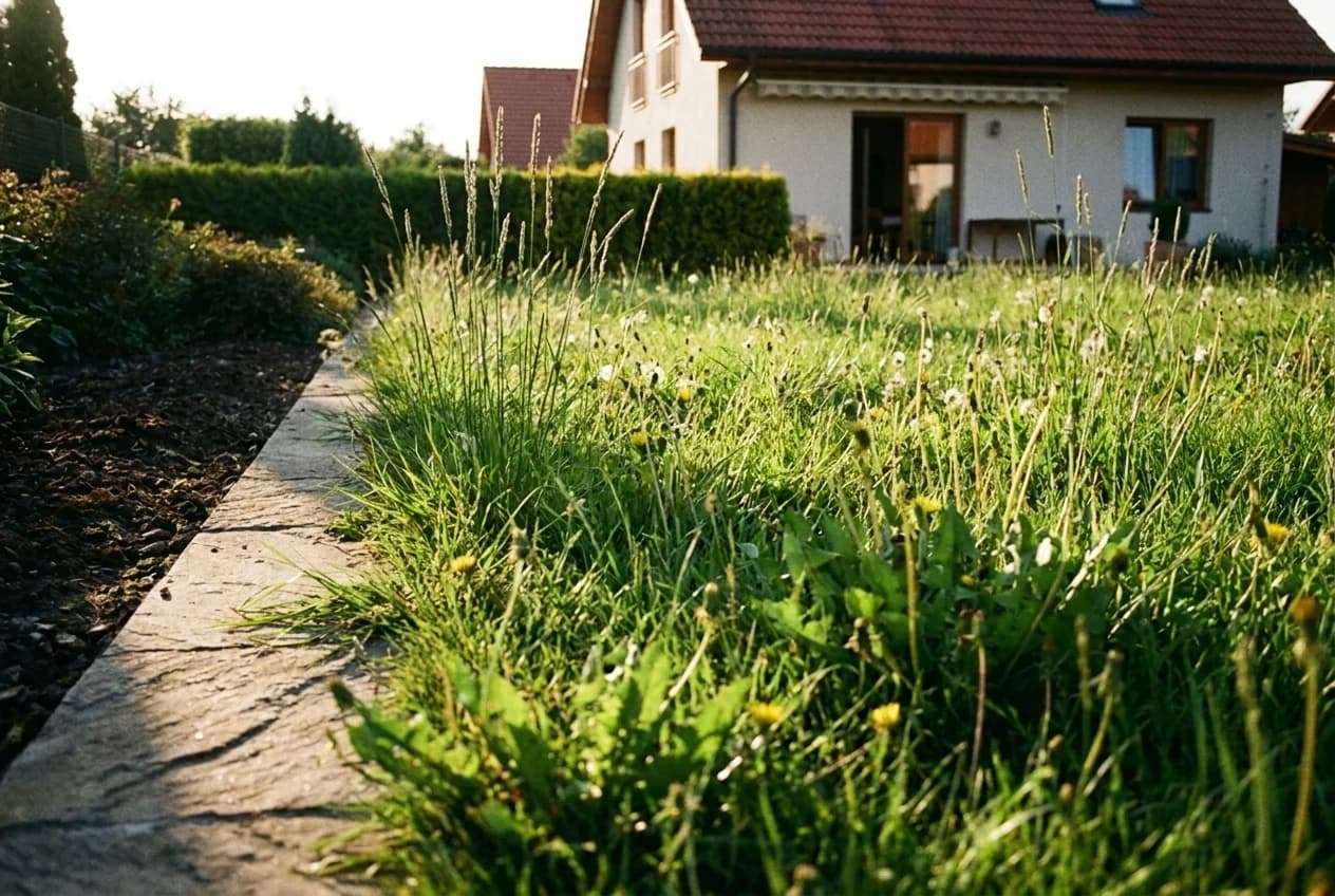 Údržba záhrad pred a po realizácii — pred