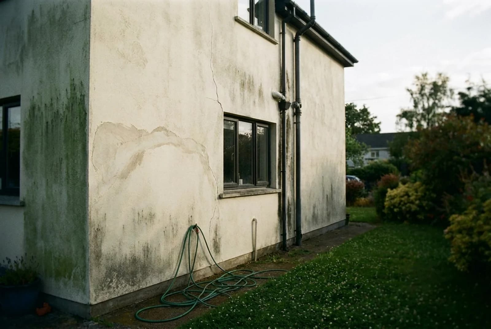 Fasády pred a po vyčistení — pred